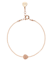 Bracciale Rosso Prezioso Donna Semino d'Amore in Argento BC00741SE GOLDEN CHAMPAGNE